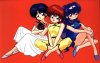 Akane, Ranma chan e Shampoo