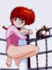 P-chan with Ranma chan